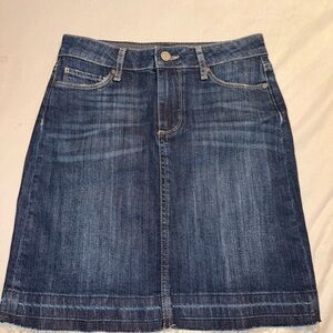 PAIGE Classic Indigo Pencil Skirt